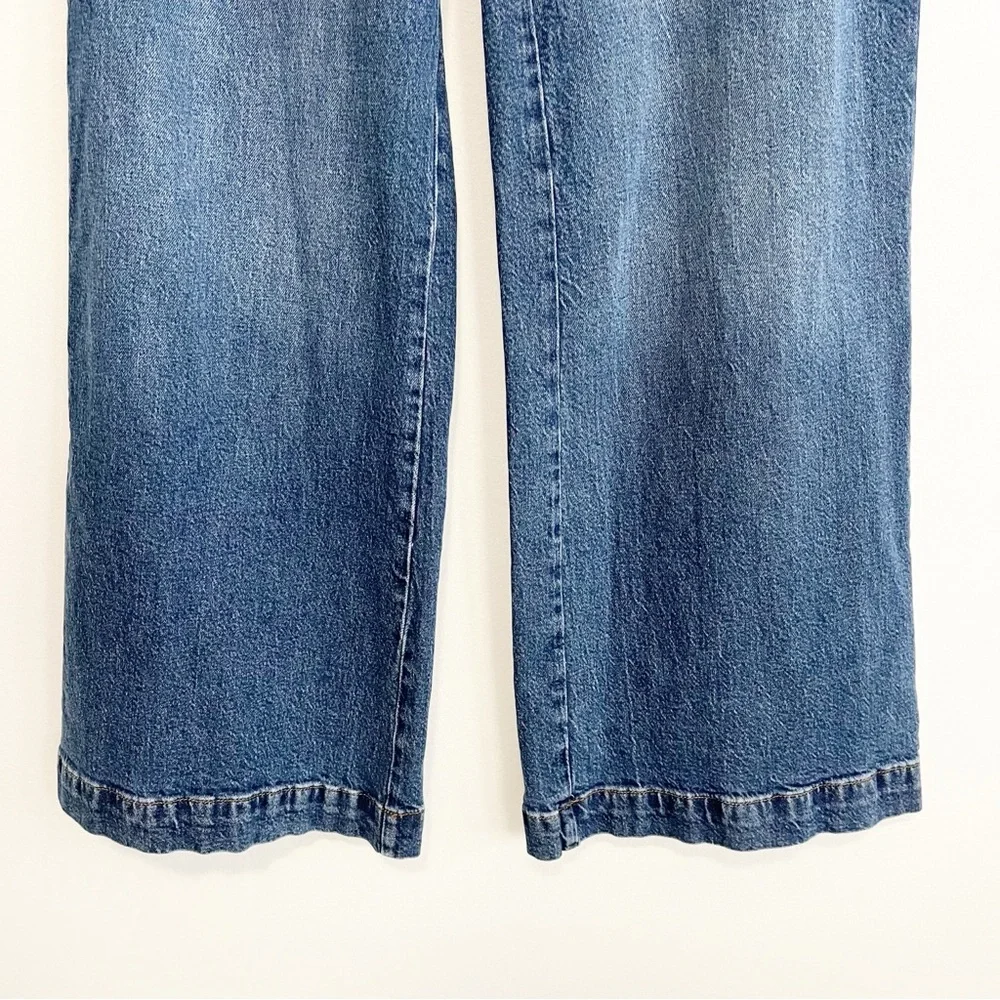 Good American Good Waist PALAZZO Patch Pocket Trouser Jeans Size 31 - Picture 5 of 10